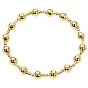 GOLD STAINLESS STEEL BALL BRACELET